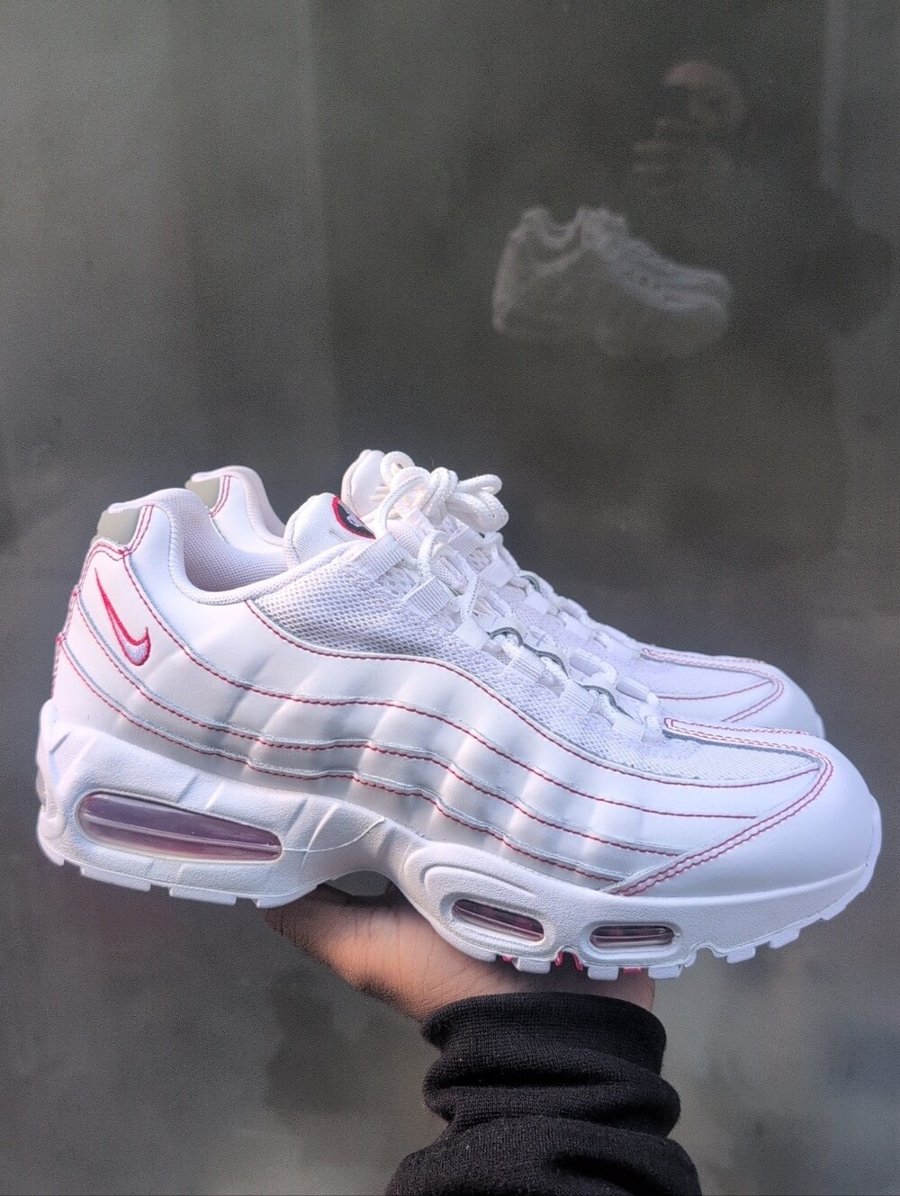 Men's Nike Air Max 95 OG "White University Red" Size 8.5